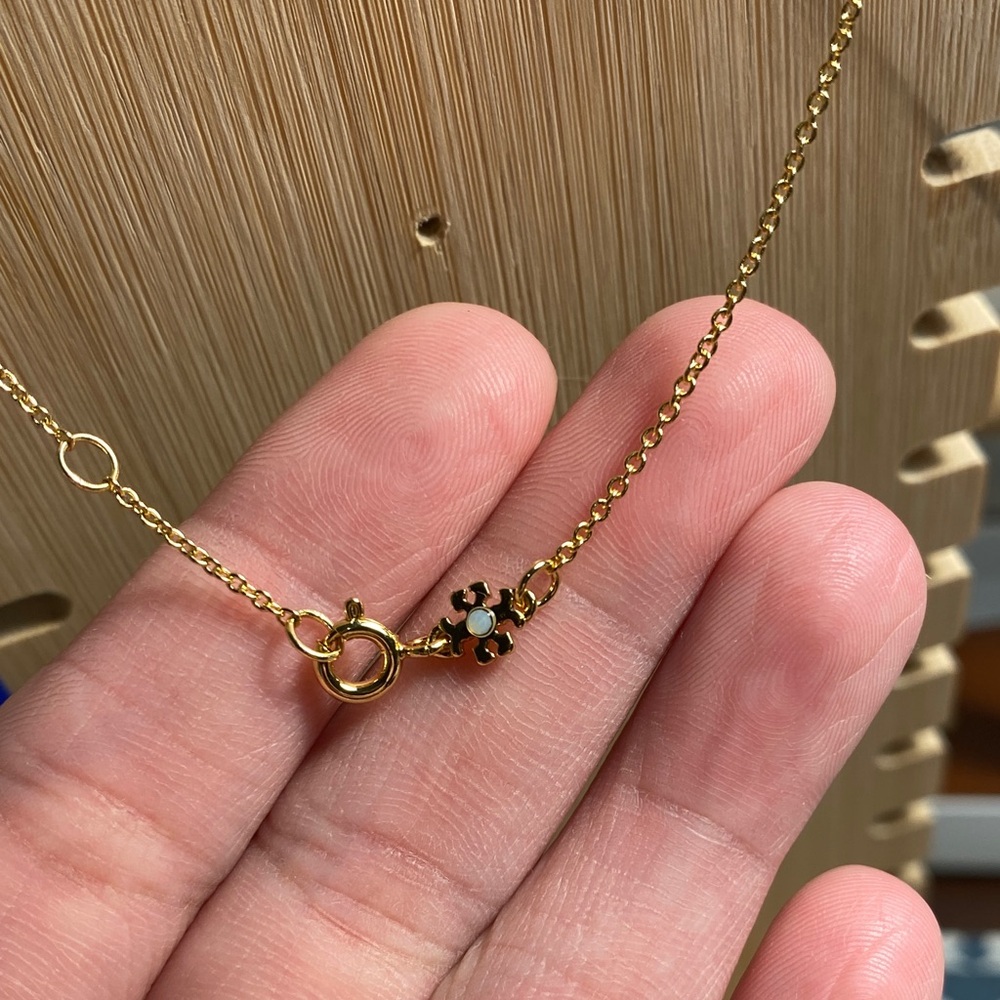 Tory Burch Gold Medallion Necklace - Picture 3 of 4